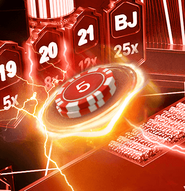 First Person Lightning Blackjack